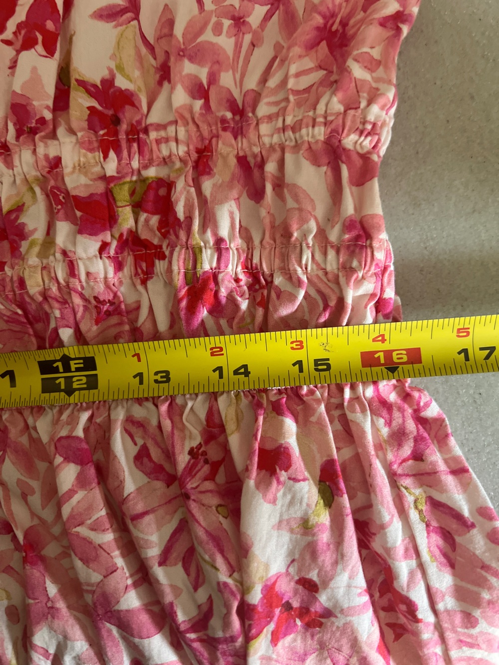 Floral Pink Maxi Skirt - Lightweight Summer Sleeveless - Picture 8 of 10